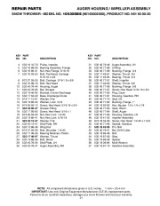 Husqvarna 10530SBE Snow Blower Owners Manual, 2006,2007,2008 page 21