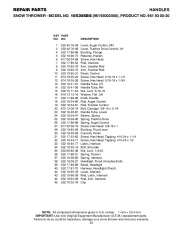 Husqvarna 10530SBE Snow Blower Owners Manual, 2006,2007,2008 page 25