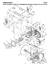 Husqvarna 10530SBE Snow Blower Owners Manual, 2006,2007,2008 page 26