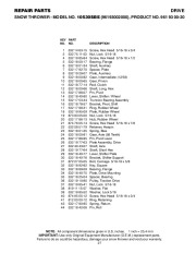 Husqvarna 10530SBE Snow Blower Owners Manual, 2006,2007,2008 page 27