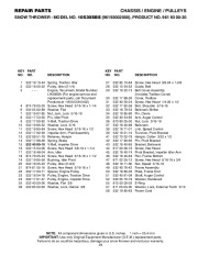 Husqvarna 10530SBE Snow Blower Owners Manual, 2006,2007,2008 page 29