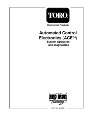 Toro Commercial Products Automated Control Electronics ACETM System Operation Diagnostics 98962SL page 1
