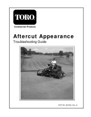 Toro Commercial Products Aftercut Appearance Troubleshooting Guide 00076SL Rev A page 1